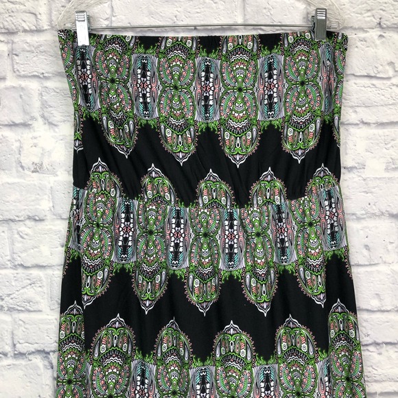 Last Exit Lycra Stretch OTS Maxi Dress Plus 2X - Picture 6 of 9